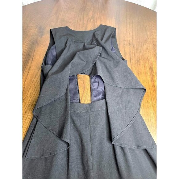BCBGMAXAZRIA - Sleeveless Romper OPEN BACK- Black - XXS - NWT - Picture 15 of 16